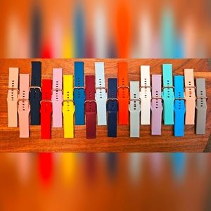 Smart Watch Bands 18 Multicolor 20mm WatchBand Replacements Quick Release.